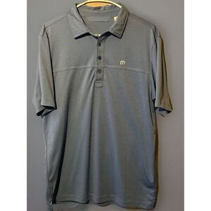 Travis Mathew Men's Polo Size Med Great‎ Blue Color